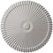 Ekena Millwork Shakuras Ceiling Medallion (Fits Canopies up to 5"), Hand-Painted Ultra Pure White, 24"OD x 3"P CM24SHUWF - alternate 1